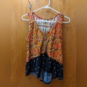 Bohemian tank top